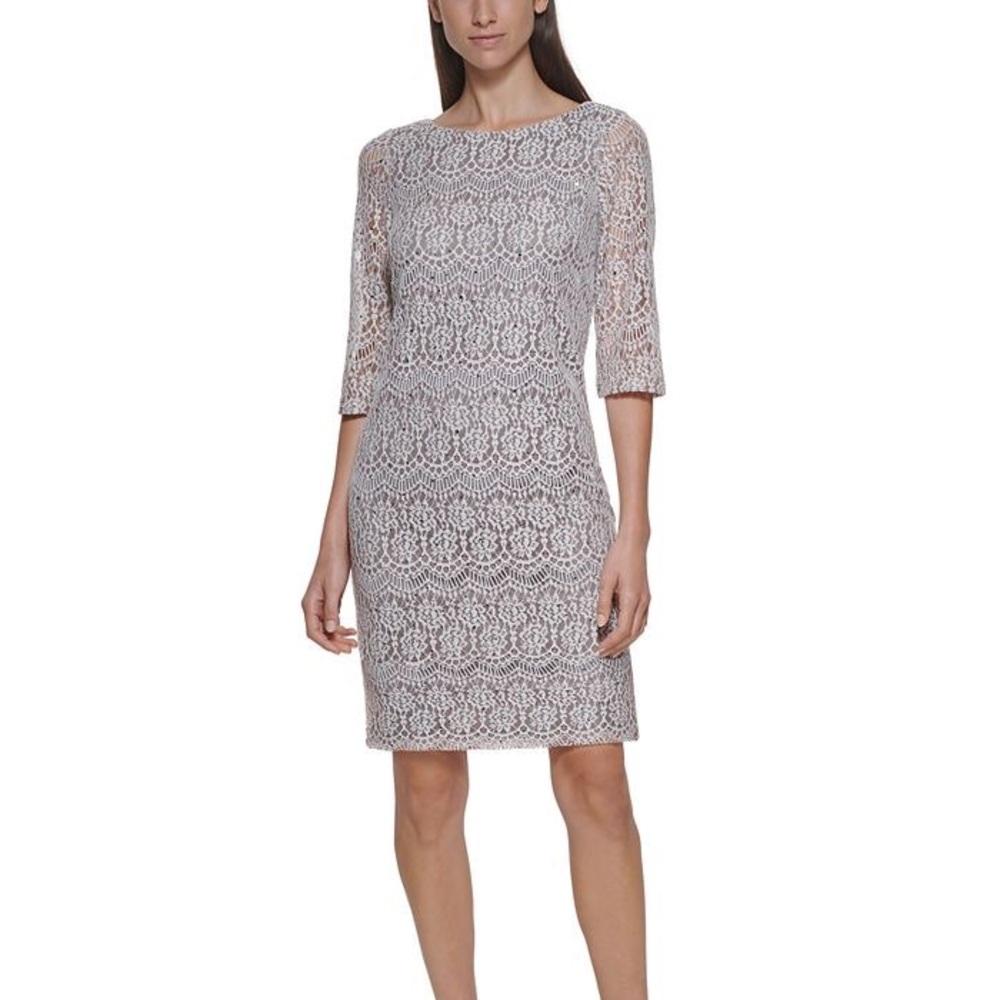 Sequin Lace Dress